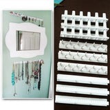 Adhesive Jewelry Display Rack Hanging Organizer