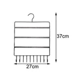 Multi-layer Wrought Iron Earrings Display Stand