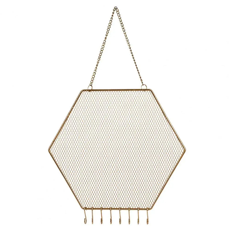 Display Rack Metal Multi-functional Earring Necklaces Storage