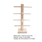 Display Rack Ring Shelf Necklace Holder Fine Workmanship Large Capacity