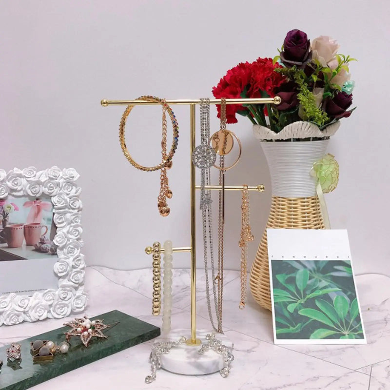 Bracelet Display Rack with Marble Base