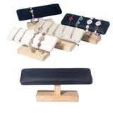 Wooden Jewellery Display Stand Modern Storage Showcase Rack