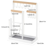 Iron Earrings Shelf Display Stand Hooks