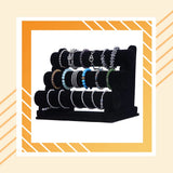 Velvet Jewelry Display Stand Portable Storage Rack Holder