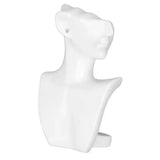 Jewelry Display Bust Stand Space Saving S Resin for Pendants Necklaces