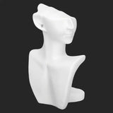 Clear View Jewelry Display Bust Stand for Pendants, Earrings