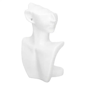 Clear View Jewelry Display Bust Stand for Pendants, Earrings