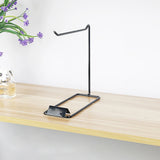 Transparent Vertical Jewelry Display Stand Lightweight Metal Holder
