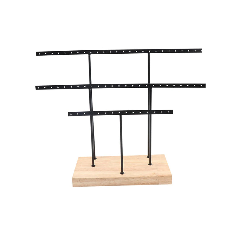 Wooden Earrings Shelf Jewelry Holder