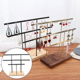 Wooden Earrings Shelf Jewelry Holder