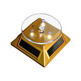 Display Stand Watch Rack Solar Showcase Earrings Turntable Rotary