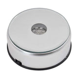 LED Colored Rotating Crystal Display Base Stand with USB Cable