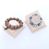 Wooden Bracelet Bangle Display Stand Holder Jewelry Organizer Rack