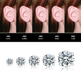 Disposable Ear Piercing Kit with 8mm Earrings Gun