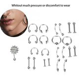 Disposable Sunflower Piercing Kit with Jewelry Tool Set