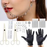 Disposable Sunflower Piercing Kit with Jewelry Tool Set