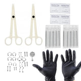 Disposable Sunflower Piercing Kit with Jewelry Tool Set