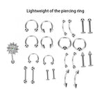Disposable Sunflower Piercing Kit with Jewelry Tool Set