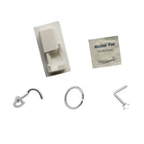 Disposable Nose Ear Gem Studs Piercing Kit