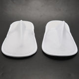 Disposable Slippers, 12 Pairs for Hotel Use (White)