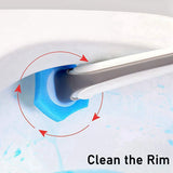 Flushable Toilet Cleaning System Refill Brush - 40 Refills