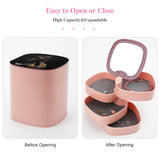 Disrespect Jewelry Storage Box for Women - Earring Ring Necklace Organizer