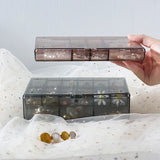 Jewelry Earring Storage Box Belt Cover Dust-Proof Ring Display