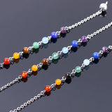 7 Chakra Wishing Bottle Pendulum Necklace