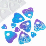 Silicone Mirror Mold Triangle Love Pendant