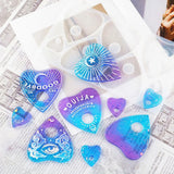 Silicone Mirror Mold Triangle Love Pendant
