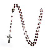 Divine Jesus Rosary Alloy Beads Necklace For Men