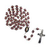 Divine Jesus Rosary Alloy Beads Necklace For Men