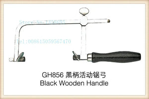 Adjustable Wooden Handle Saw Bow Frame for DIY Woodworking