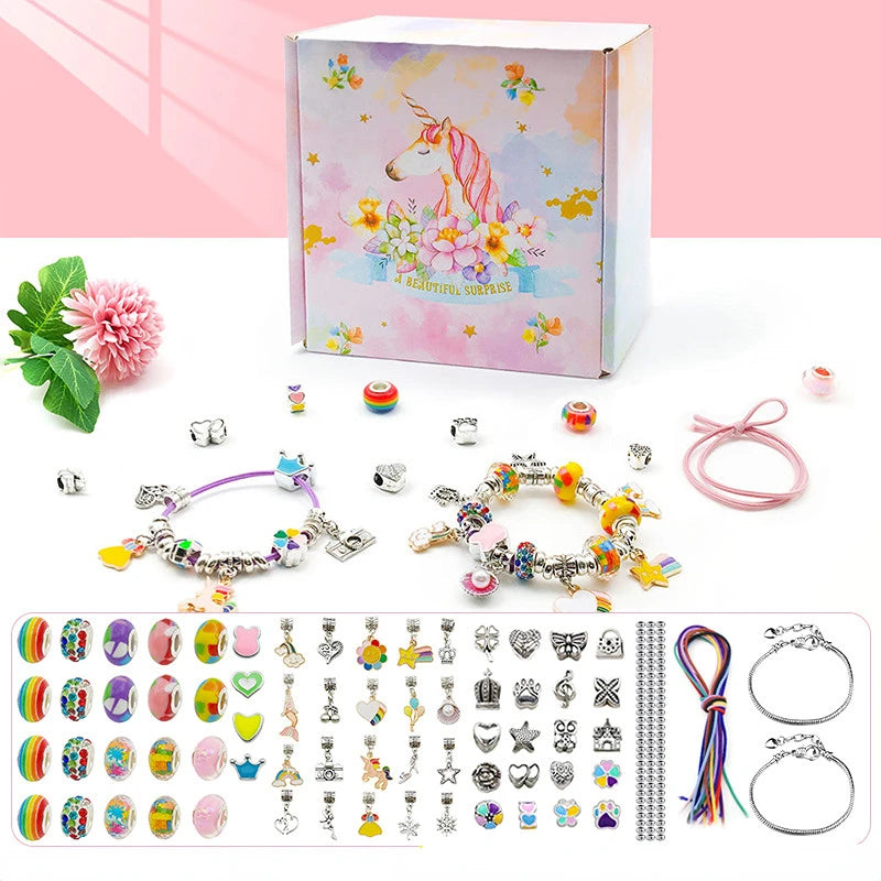 Children's DIY Bracelet Set: Accessories & Materials Pack