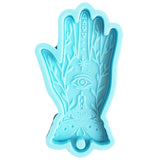 Buddha Hand Hamsa Fatima Epoxy Silicone Keychain Mold 13MD