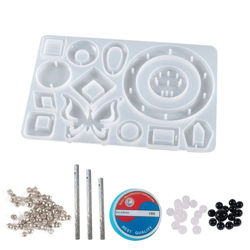 Butterfly Star Wind Chime Silicone Mold