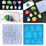 DIY Cartoon Baby Mobile Phone Sticker Airbag Bracket Silicone Mold