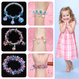Children Charm Bracelet Making Kit Supplies Beads Jewelry Set