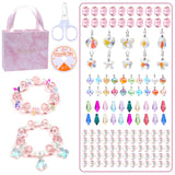 Children Charm Bracelet Making Kit Supplies Beads Jewelry Set