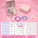 Children Charm Bracelet Making Kit Supplies Beads Jewelry Set