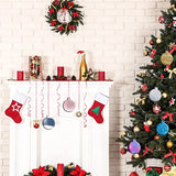 Christmas Tree/Snowflakes Keychain Silicone Mold with Hole Pendant Mold