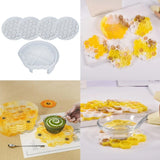 Honeycomb Shape Silicone Coaster Mold for DIY Coaster Storage Box