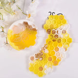Honeycomb Shape Silicone Coaster Mold for DIY Coaster Storage Box