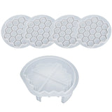 Honeycomb Shape Silicone Coaster Mold for DIY Coaster Storage Box