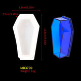 Coffin Shape Jewelry Box Resin Epoxy Mold