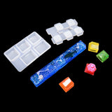 DIY Craft Manual Mechanical Keyboard Silicone Molds Key Cap Resin Epoxy Stamp