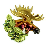 Christmas Deer Small Antlers House Number Pendant DIY Crystal Drop Glue Mold