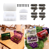 Crystal Drop Glue Organizer Storage Box Silicone Mold