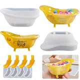 Crystal Epoxy Mold for Bathtub Soap Storage