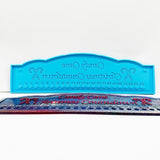 Christmas Countdown Doorplate Decoration Mold